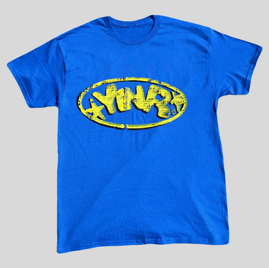 Blue & Yellow YNR Logo Tee